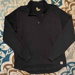Carhartt Men's Dark Sweatshirt with 1/4 Zip